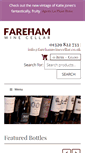 Mobile Screenshot of farehamwinecellar.co.uk